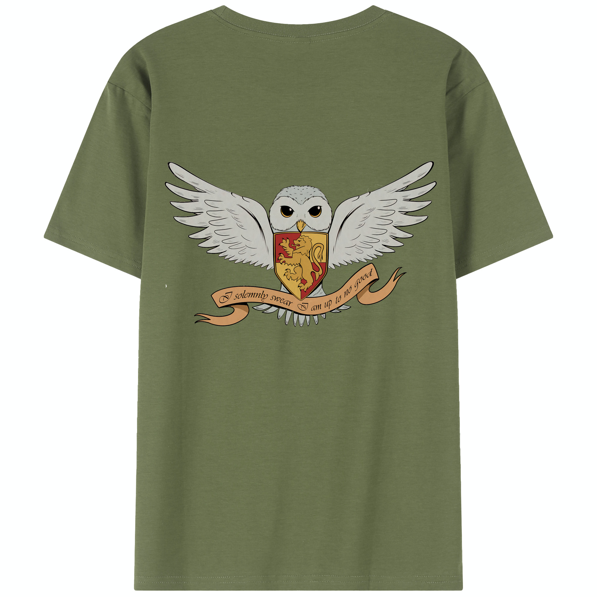 （画像用） Harry Potter ハリー・ポッターシリーズ 綿100％半袖Tシャツ（背面プリント）
